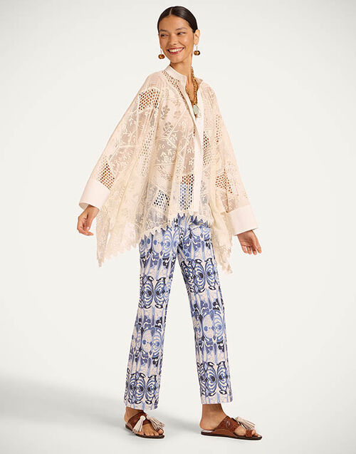 La DoubleJ 24/7 Pants Cocoon Blue TRO0069COT005COC01BU03