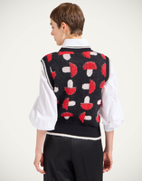 La DoubleJ Fun-Guy Gilet La DoubleJ Fun-Guy Gilet Black & Red PUL0295KNI193VA448BL01