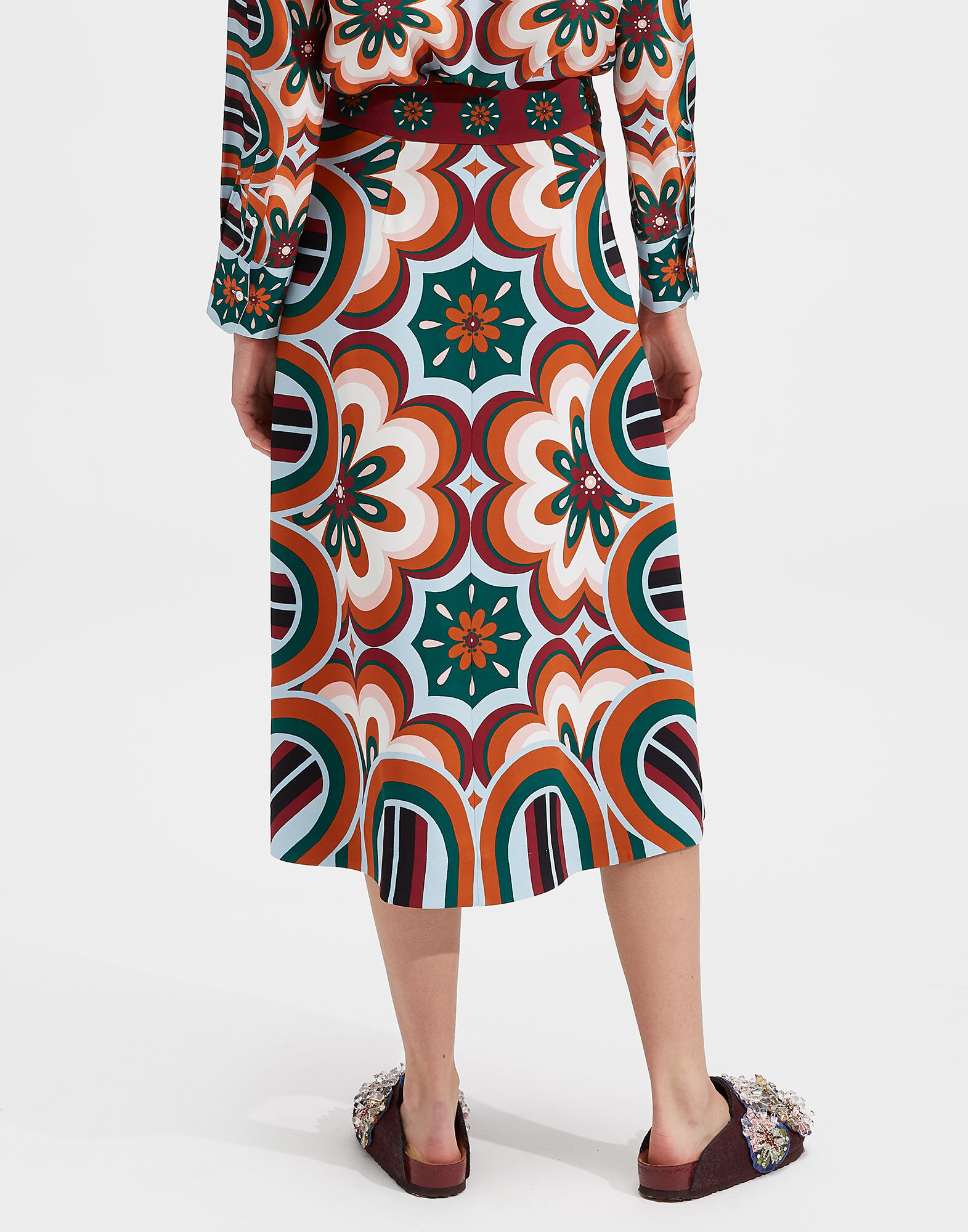 LaDoubleJ Santa Monica Skirt Ciccio Arancio SKI0033VIS006CIC0002