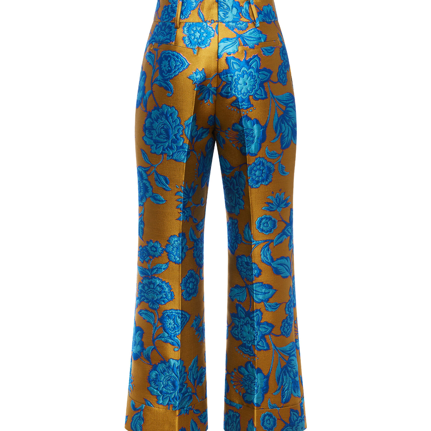 Shop La Doublej Hendrix Pants In Hottie Turquoise
