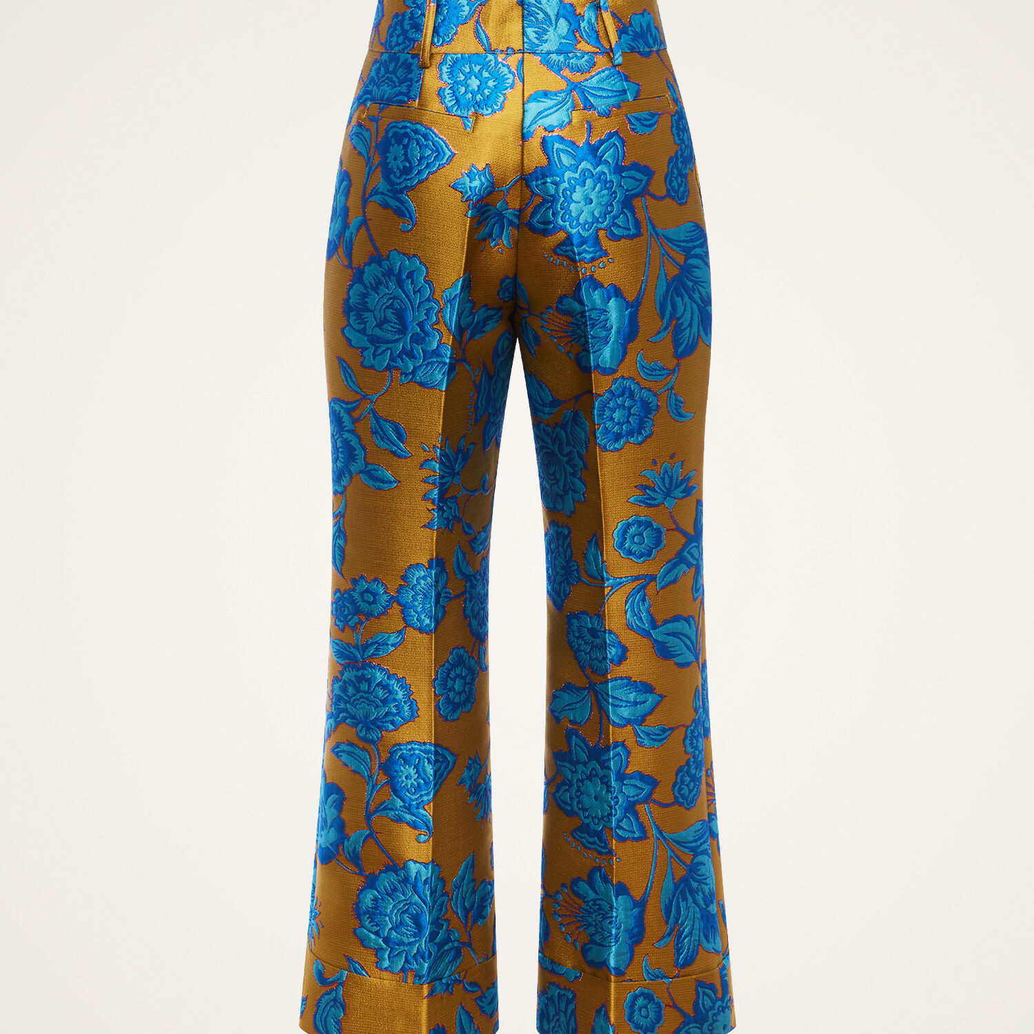 Shop La Doublej Hendrix Pants In Hottie Turquoise