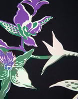 LaDoubleJ Fancy Dress LaDoubleJ Fancy Dress Orchidee Nero DRE0080CRE001ORC0003