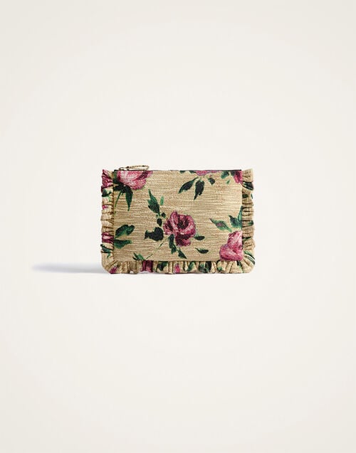 La DoubleJ Hand Pochette La DoubleJ Hand Pochette Roses Light Beige BAG0059COT069ROS06BR01