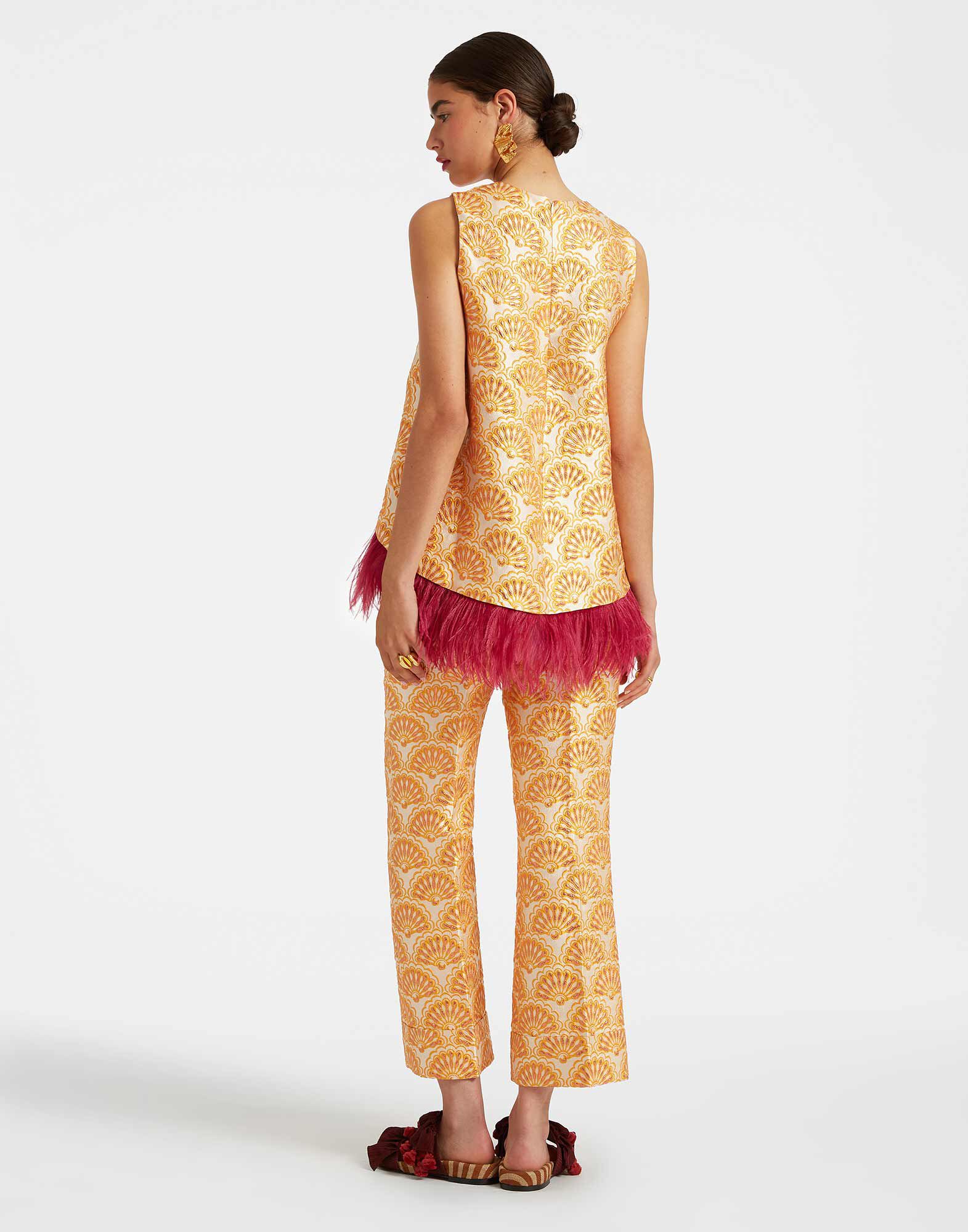 La DoubleJ Hendrix Pants Fans Gold TRO0014JCQ072FAN02YE05