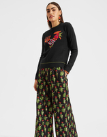LaDoubleJ Intarsia Crew Neck LaDoubleJ Intarsia Crew Neck Nero PUL0004KNI001BLA0002