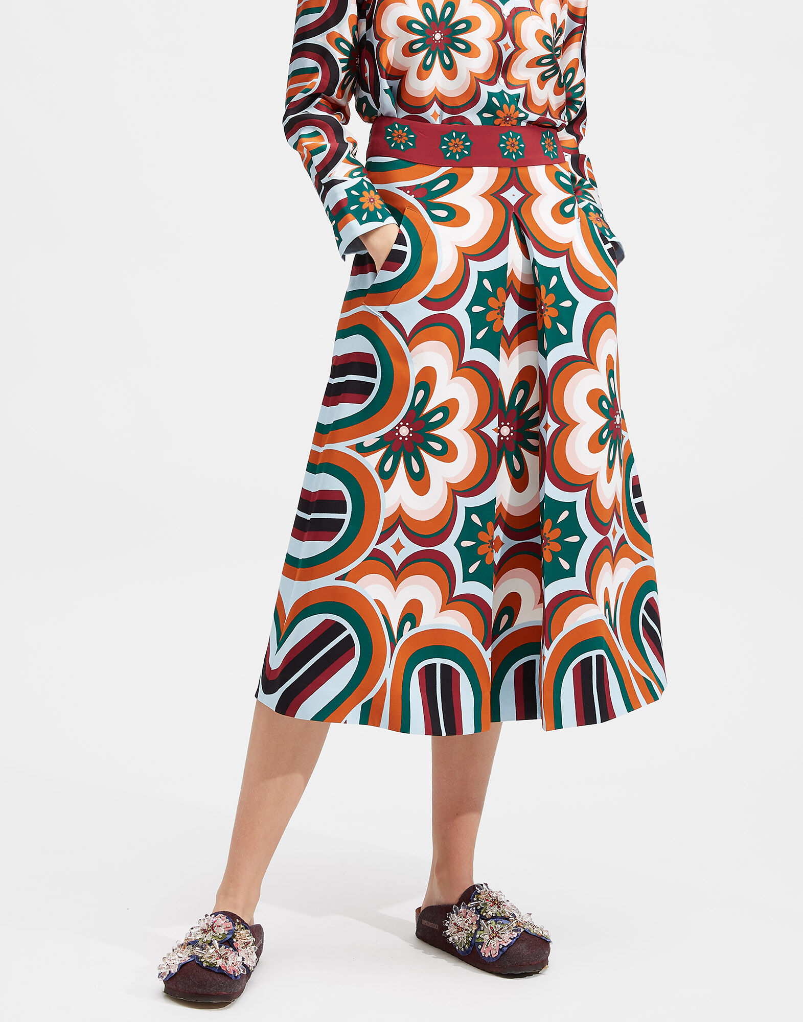 LaDoubleJ Santa Monica Skirt Ciccio Arancio SKI0033VIS006CIC0002