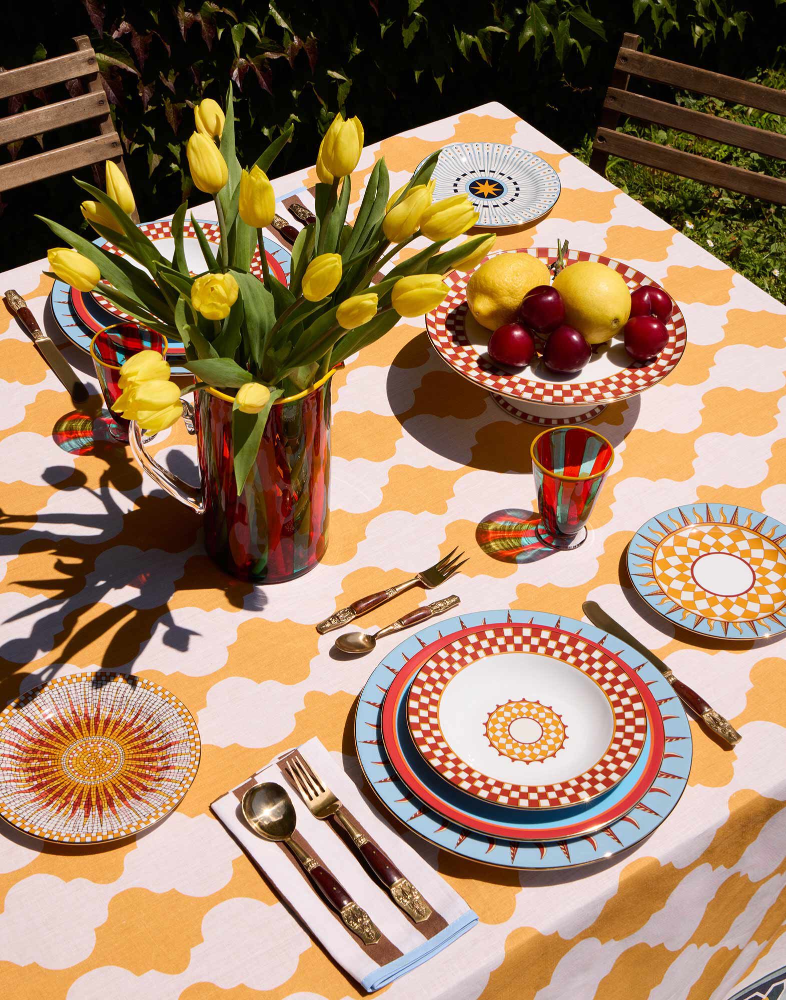 La DoubleJ Soup Plates Set Of 2 Apollo Brick SOU0002CER001APL01RE06