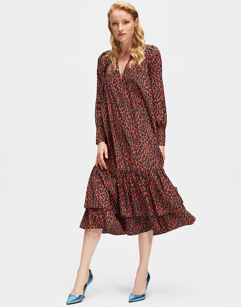 LaDoubleJ Good Witch Dress LaDoubleJ Good Witch Dress Leopard Rosso DRE0088SPO001LEO0002