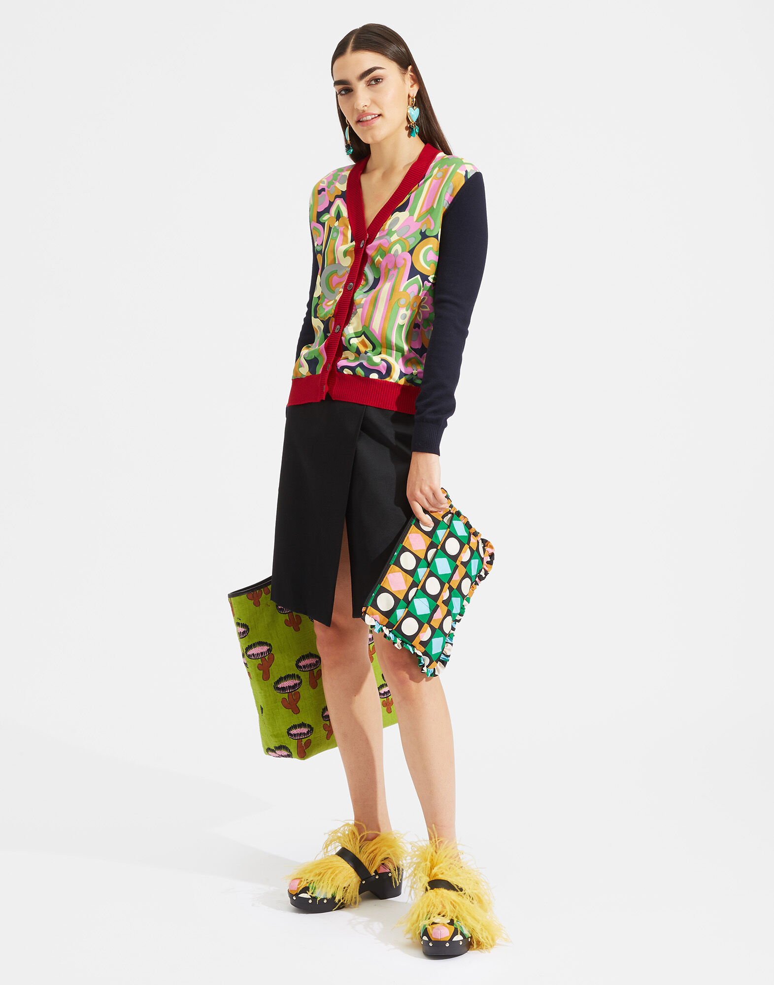 LaDoubleJ Gemini Cardigan Lisboa Rosa PUL0005KNI005LIS0002