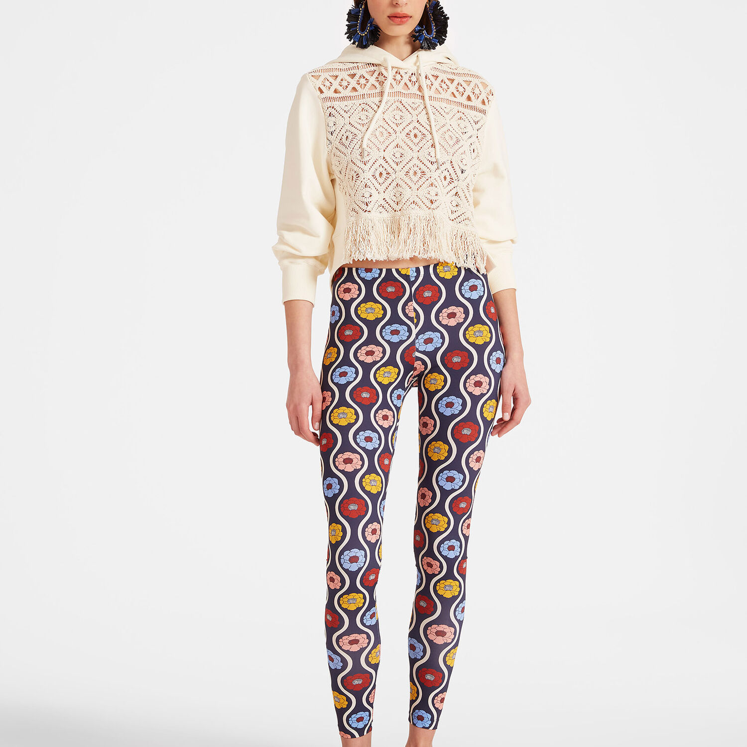 La Doublej Leggings In Whitsun Mini Blue