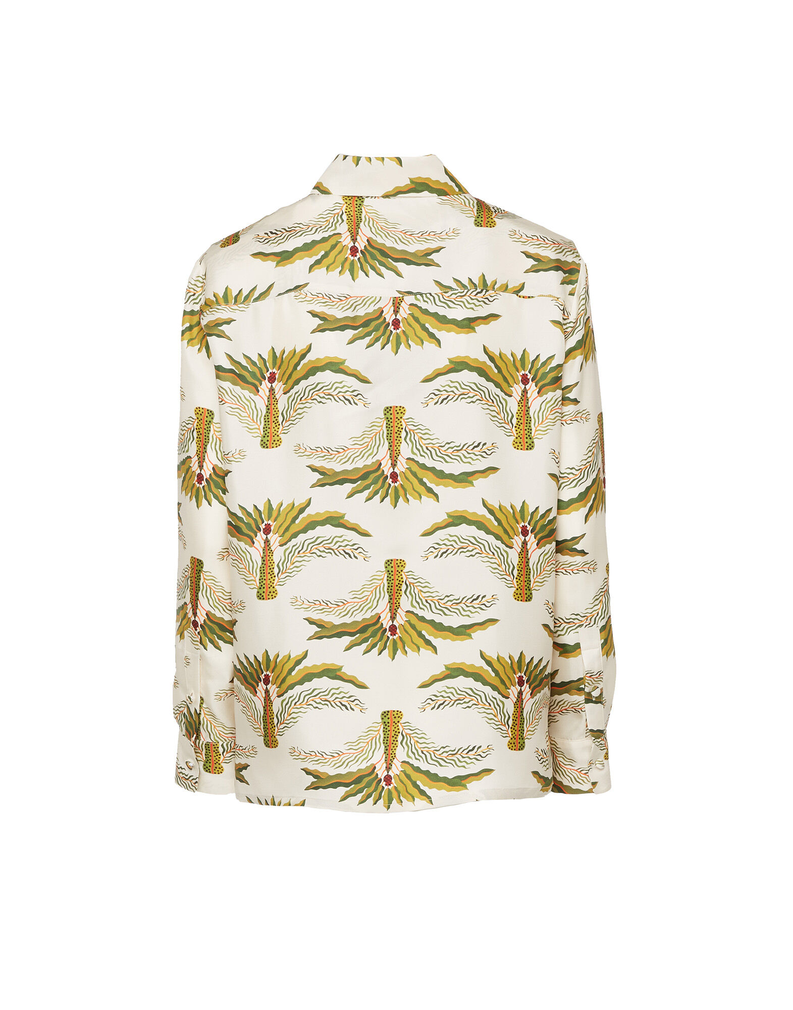 La DoubleJ Boy Shirt Palme SHI0001SIL001PLM0001