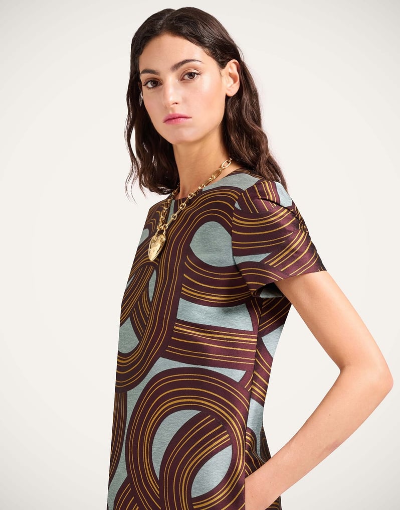 La DoubleJ Swing Dress La DoubleJ Swing Dress Montecarlo Dusty Blue DRE0001JCQ097MTC02BU13