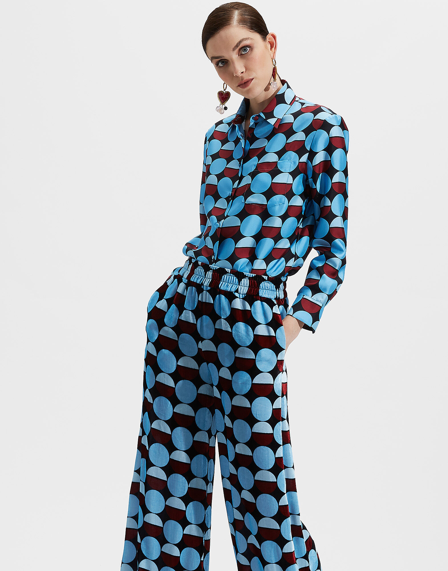 LaDoubleJ Boy Shirt Sfere Azzurro SHI0001SIL001SFE0003