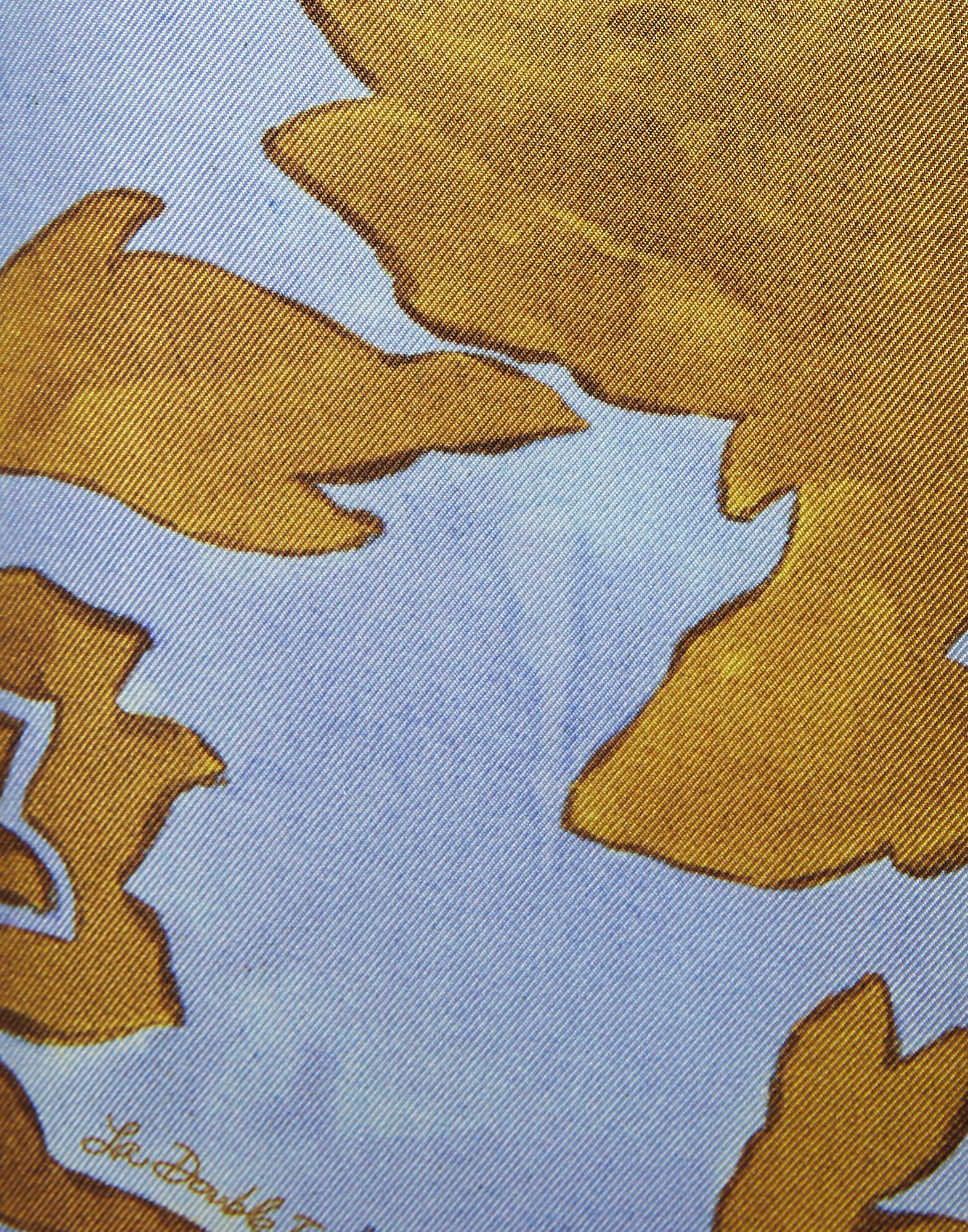 La DoubleJ Palazzo Pants Tangle Light Blue TRO0003SIL001TAN01BU01