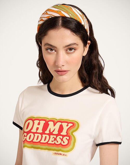 La DoubleJ Flat Headband Smarties Orange HEB0023COT005SMA02OR02