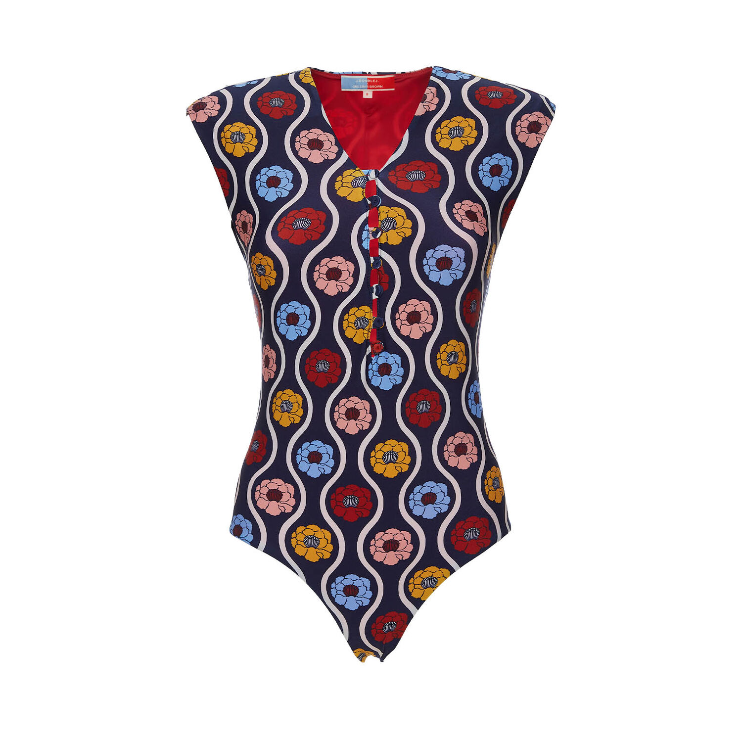 Shop La Doublej Tutto Suit In Whitsun Mini Blue