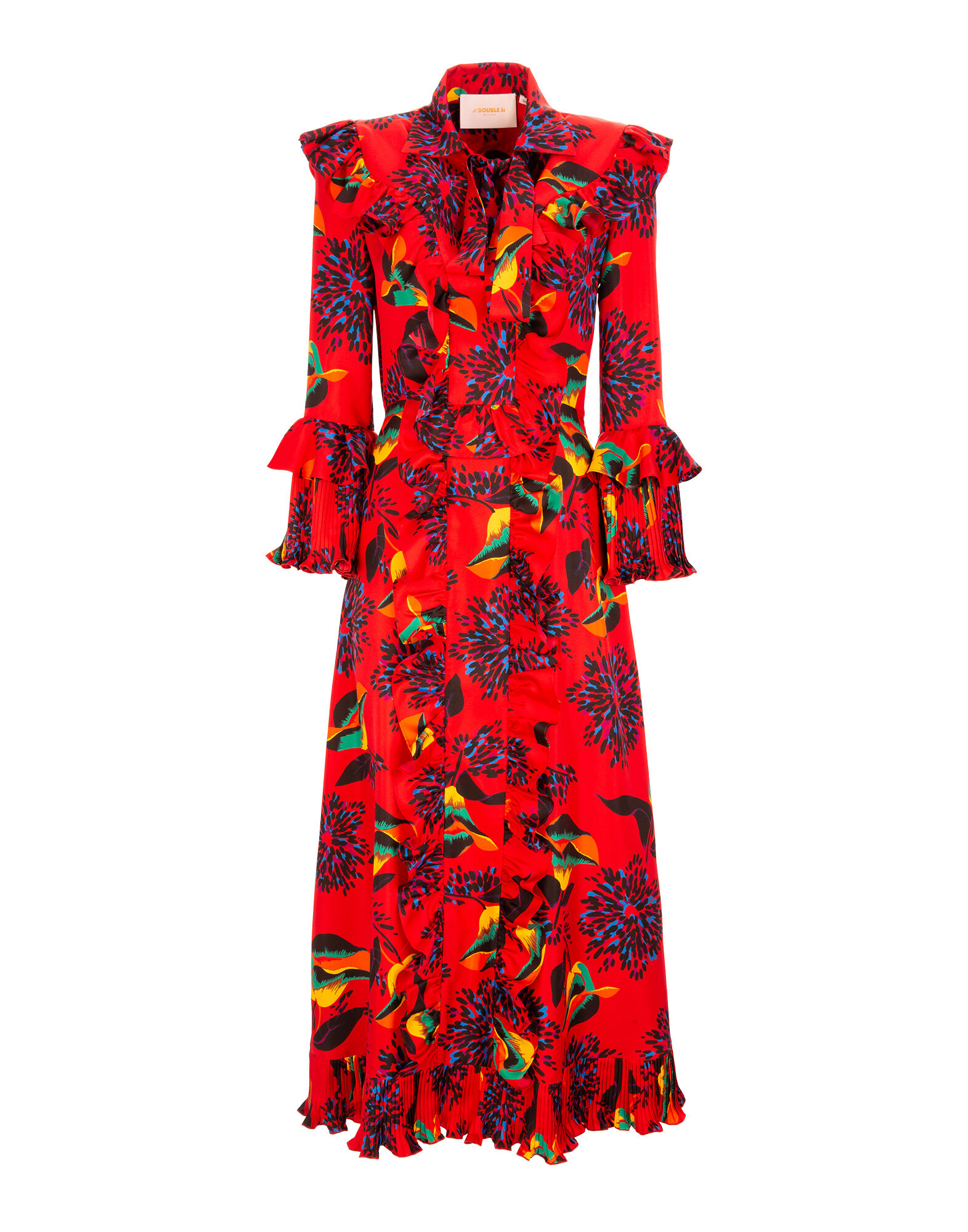 LaDoubleJ Long Fancy Dress Parrot DRE0097SIL001PAR0001