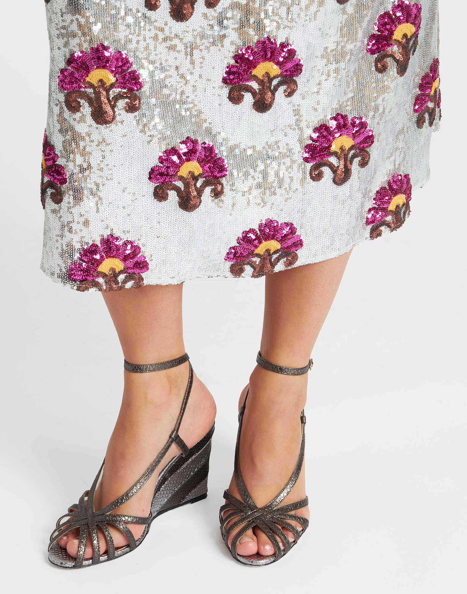 La DoubleJ The Weekend Wedge Anthracite SHO0101PIT001SOLIDGY03