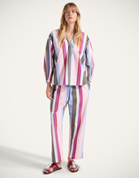 La DoubleJ Drawstring Pants La DoubleJ Drawstring Pants Stripes Multicolor Pink TRO0053COT078CLB22PI01