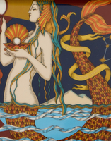 La DoubleJ Trinket Tray La DoubleJ Trinket Tray The Mermaid Bordeaux TRI0007CER001MRM01RE02