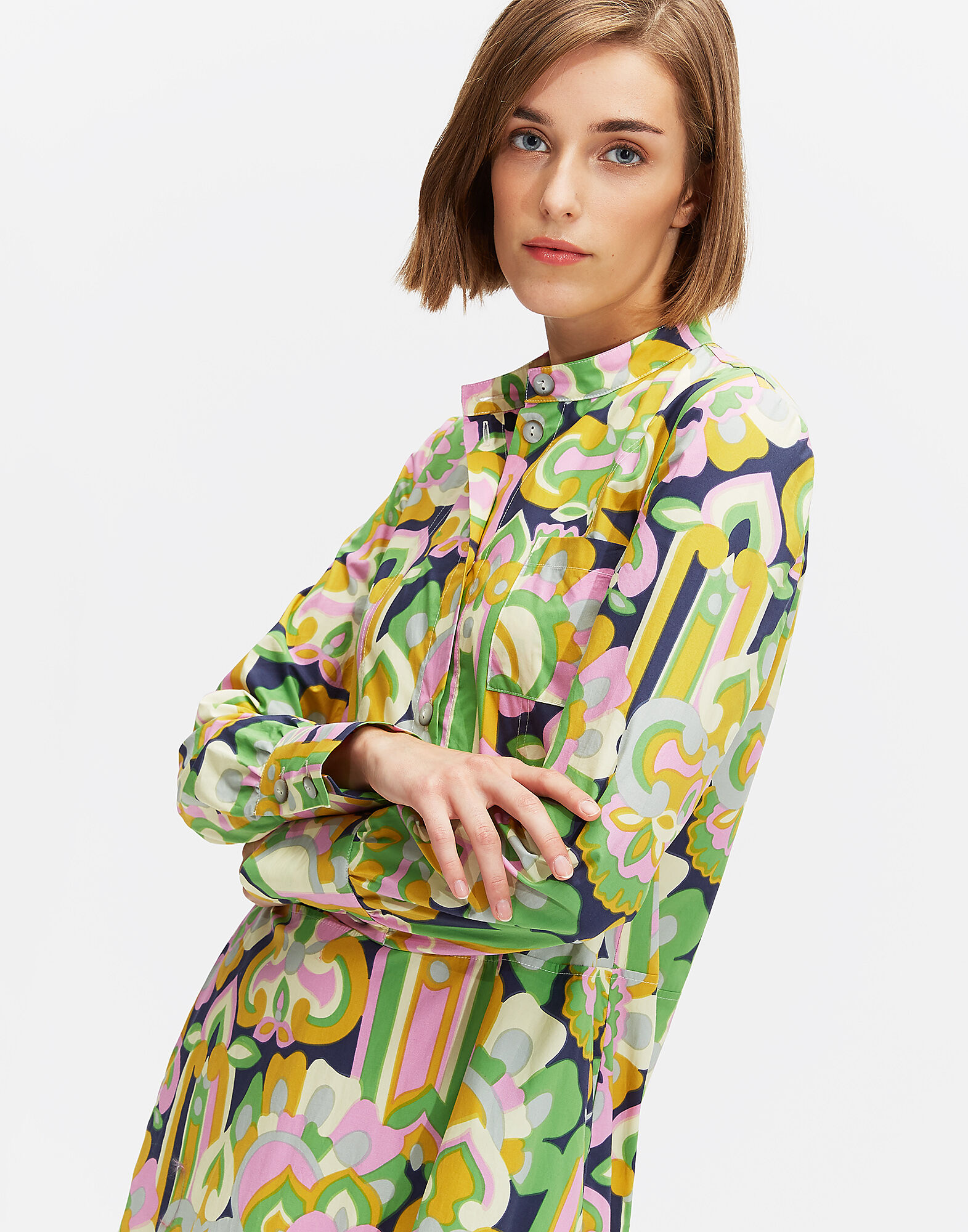 LaDoubleJ Maxi Shirt Dress Lisboa Rosa DRE0047COT001LIS0002