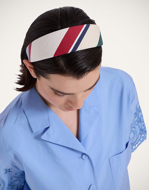 La DoubleJ Flat Headband Stripes Multicolor HEB0023JCQ106STR05MU01