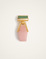 La DoubleJ Portal Brooch La DoubleJ Portal Brooch 24k Gold Plate & Pink Resin BCH0002POL014SOLIDPI02