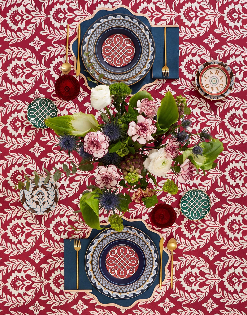 La DoubleJ Medium Tablecloth La DoubleJ Medium Tablecloth Garland Bordeaux TBC0002LIN001GRL0012