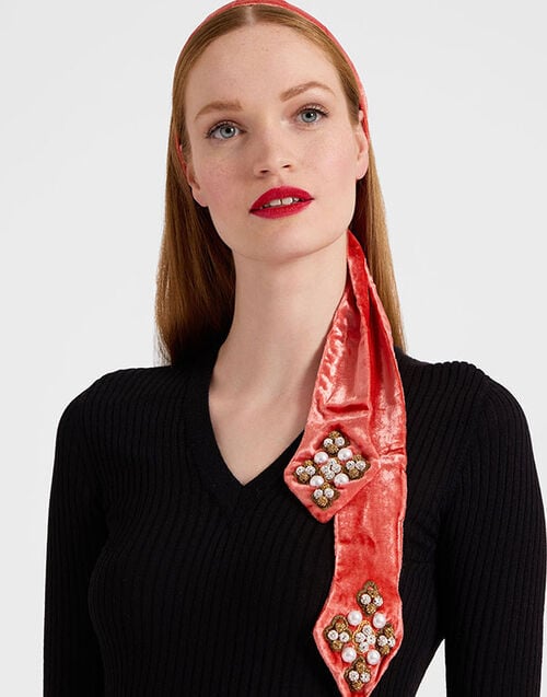 La DoubleJ Ella 2-Ways Stole La DoubleJ Ella 2-Ways Stole Solid Orange HEB0021VEL015SOLIDOR02