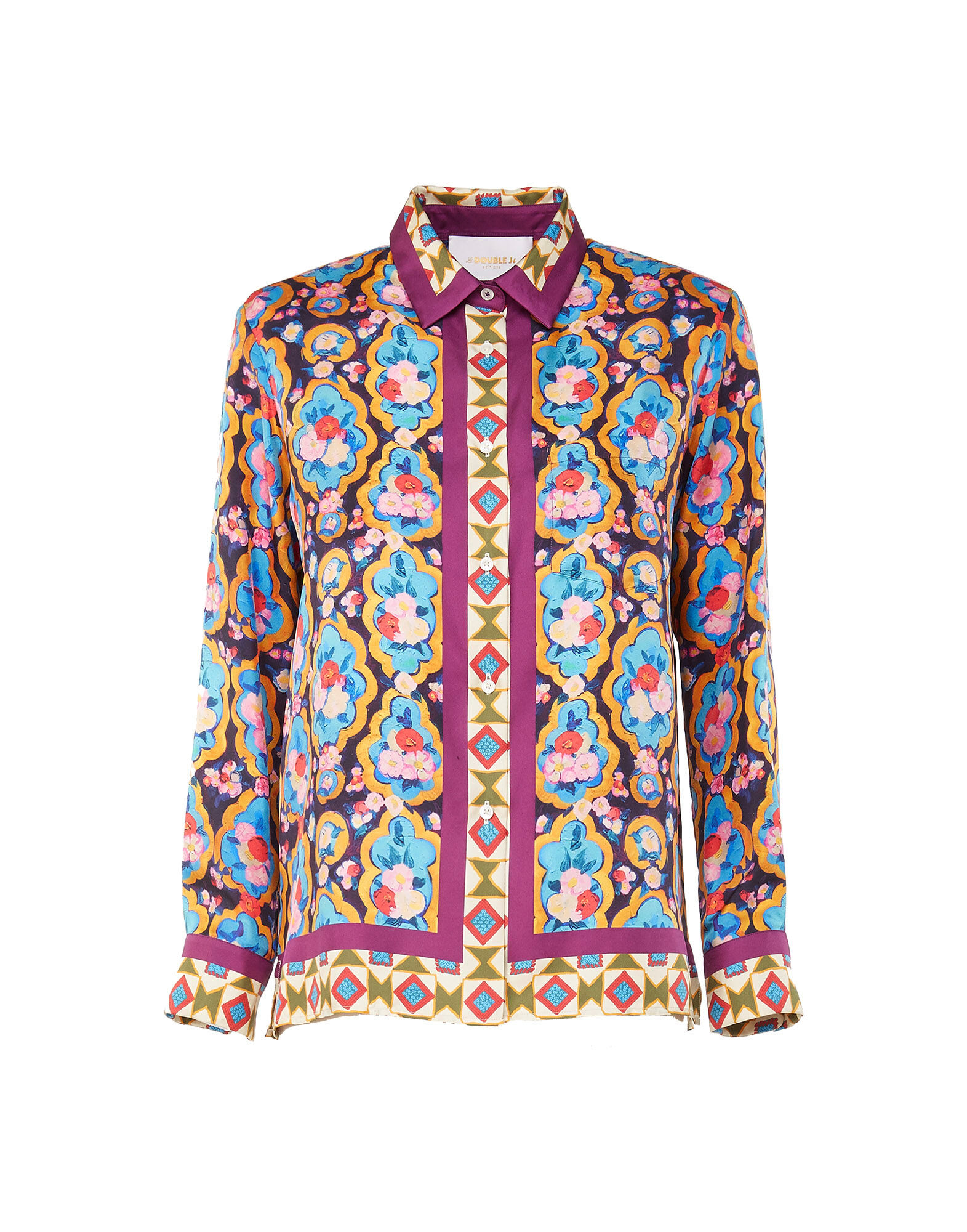 La DoubleJ Boy Shirt Matisse Plac&eacute;e SHI0040SIL006MAT0002