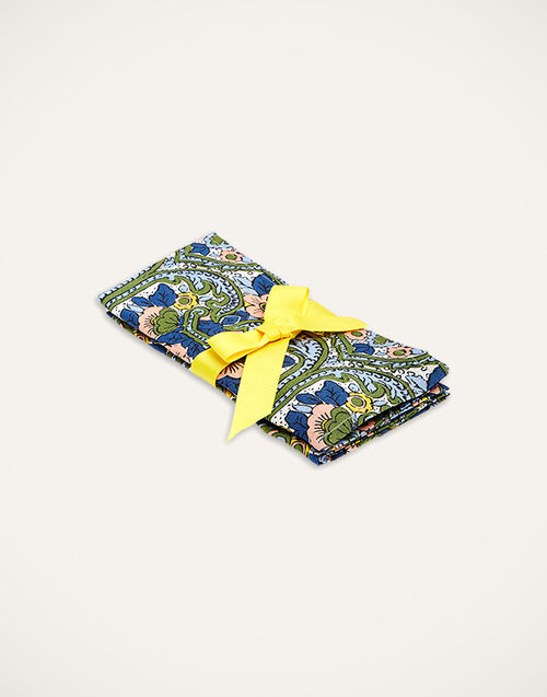 La DoubleJ Large Napkins Set Of 2 La DoubleJ Large Napkins Set Of 2 Corte Blue Small NAP0006LIN001CRT0005