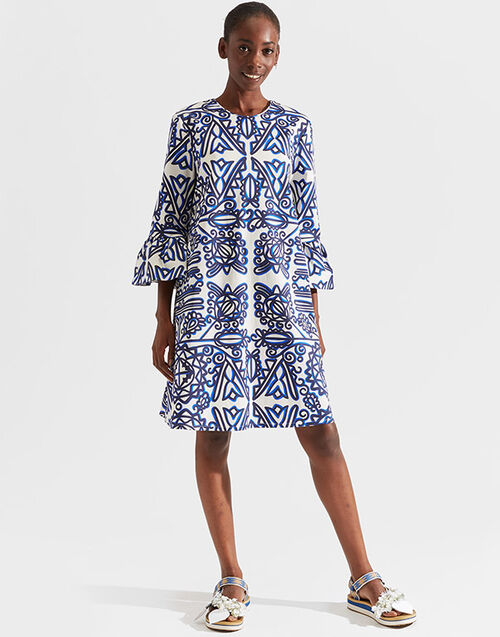 La DoubleJ 24/7 Dress Parnaveg Blu DRE0050COT006PRN0002