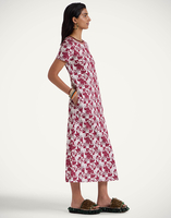 La DoubleJ Sporty Swing Dress La DoubleJ Sporty Swing Dress Eclipse Burgundy DRE0247JER002ECL01RE02
