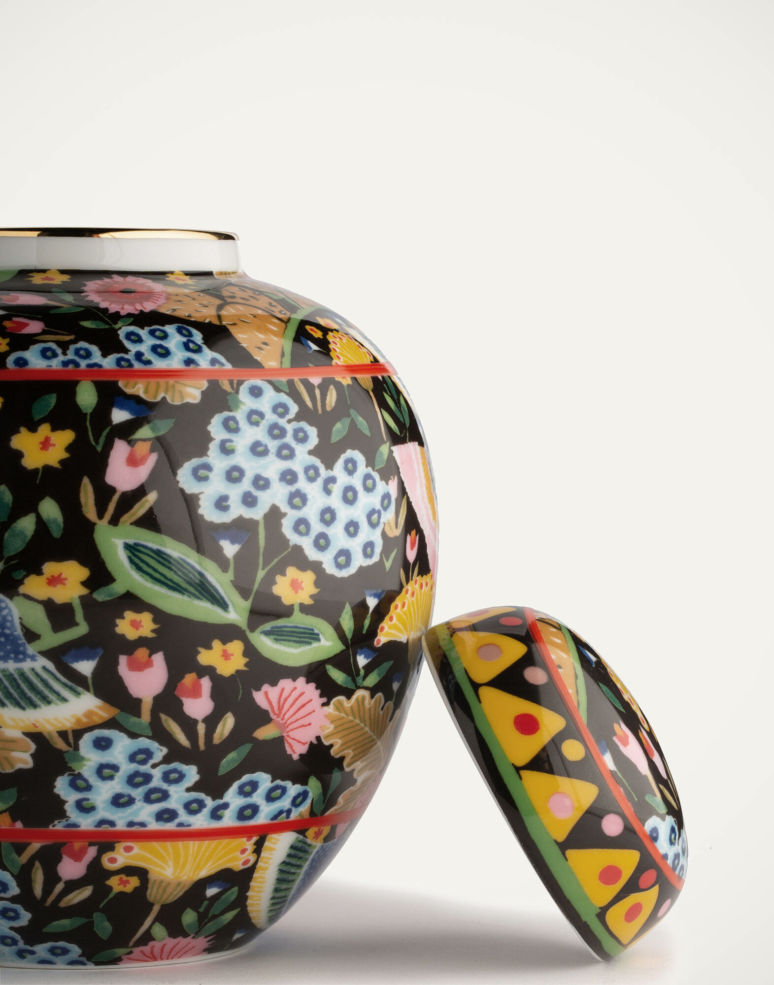 La DoubleJ Tea Jar Colombo Nero VAS0005CER001COL0006