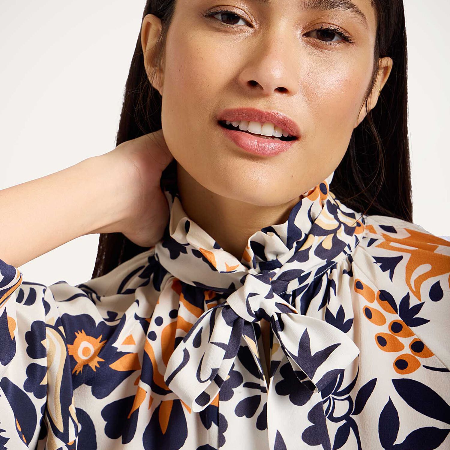 La Doublej La Double J V-neck Cerere Blouse In Moroccan Crepe