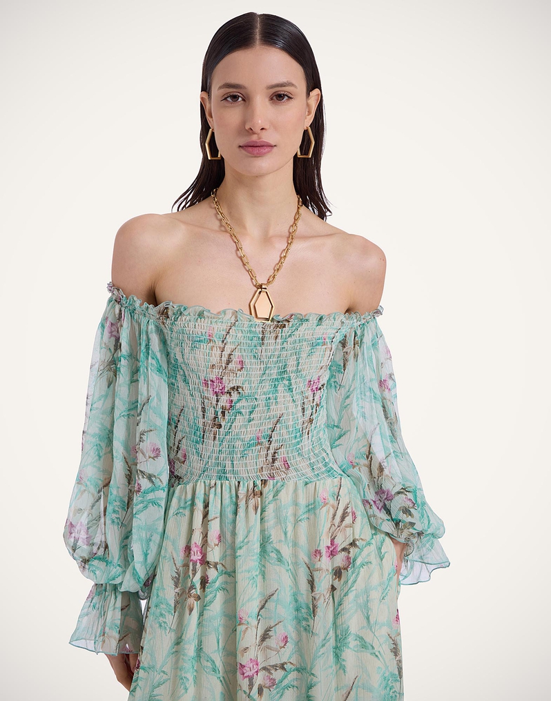 La DoubleJ Mayflower Dress La DoubleJ Mayflower Dress Heath Mint DRE0851CRE009HEA01GR11