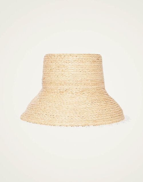 La DoubleJ The Ombra Hat Solid Ivory HAT0027NAS011SOLIDWH04