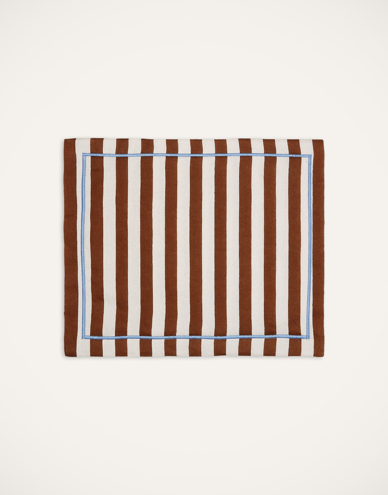 La DoubleJ Placemat Set Of 2 La DoubleJ Placemat Set Of 2 Riviera Cioccolato TBM0010LIN001RIV0004