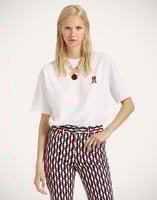 La DoubleJ Raise Your Vibration T-Shirt La DoubleJ Raise Your Vibration T-Shirt Solid Print TSH0020JER032SOP04WH05