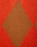 La DoubleJ Argyle Cardigan La DoubleJ Argyle Cardigan Camel & Orange PUL0158KNI064VA123OR02