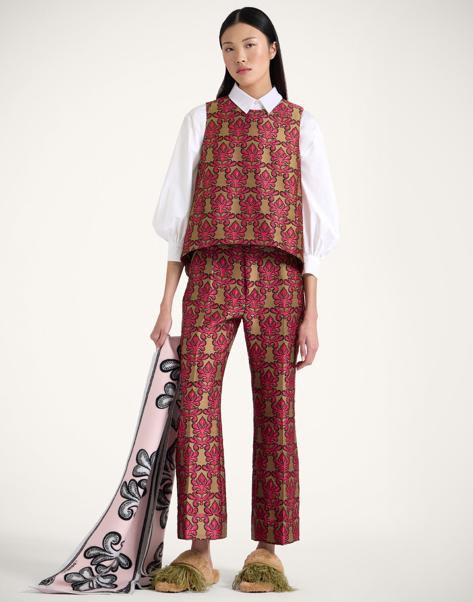 La DoubleJ Hendrix Pants Herald Fuchsia TRO0014JCQ094HRL01PI03