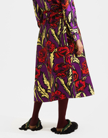 LaDoubleJ Sardegna Skirt LaDoubleJ Sardegna Skirt Big Blooms Viola SKI0043CAD001PFI0004