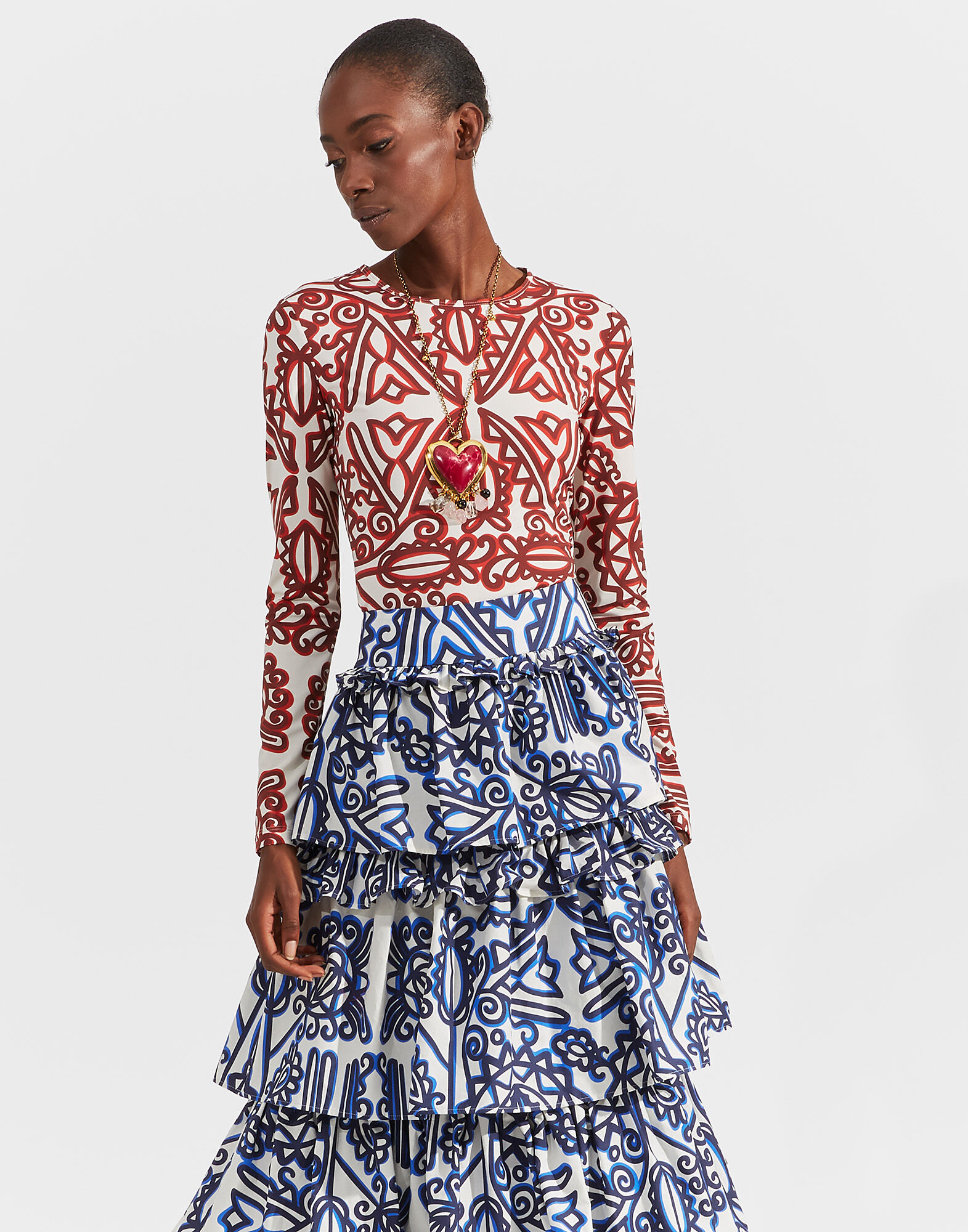 LaDoubleJ Crew Top Parnaveg TOP0024JER005PRN0001