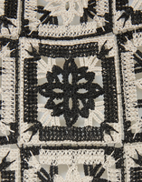 La DoubleJ Lacey House T-Shirt Mini Tiles Black TSH0035JCQ077MIT01BL01