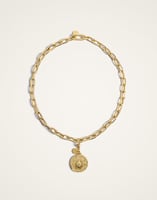 La DoubleJ Scarab Charm La DoubleJ Scarab Charm 24k Gold Plate CHM0013BRA003SOLIDYE05
