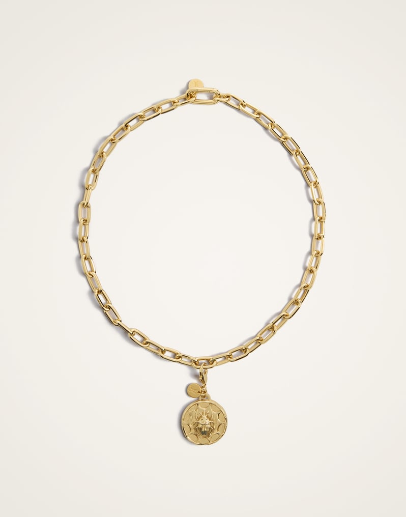 La DoubleJ Scarab Charm La DoubleJ Scarab Charm 24k Gold Plate CHM0013BRA003SOLIDYE05