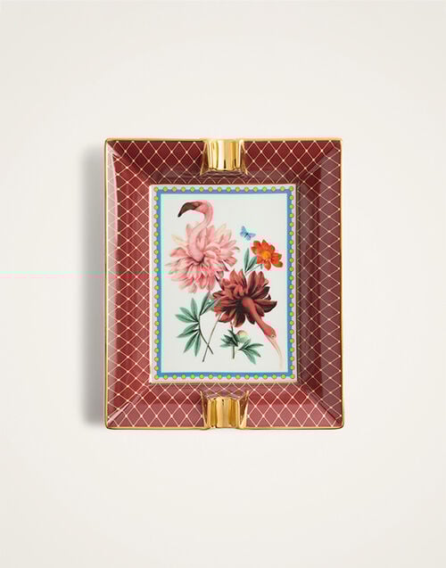 La DoubleJ Ashtray La DoubleJ Ashtray Birdbloom Bordeaux TRI0010CER001BIB01RE02