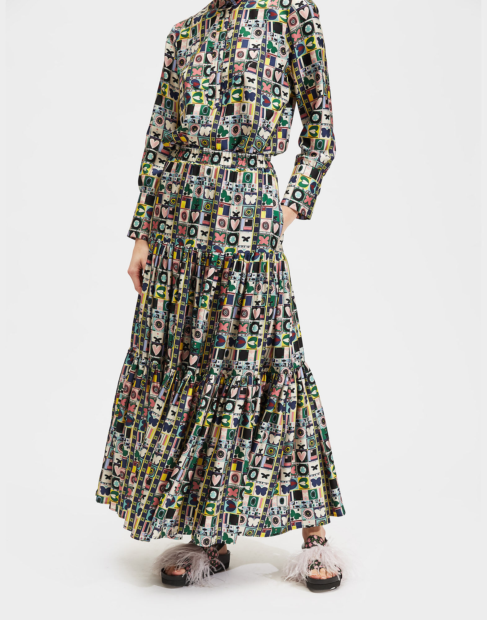 LaDoubleJ Big Skirt Francobollo SKI0001SIL001FRA0001