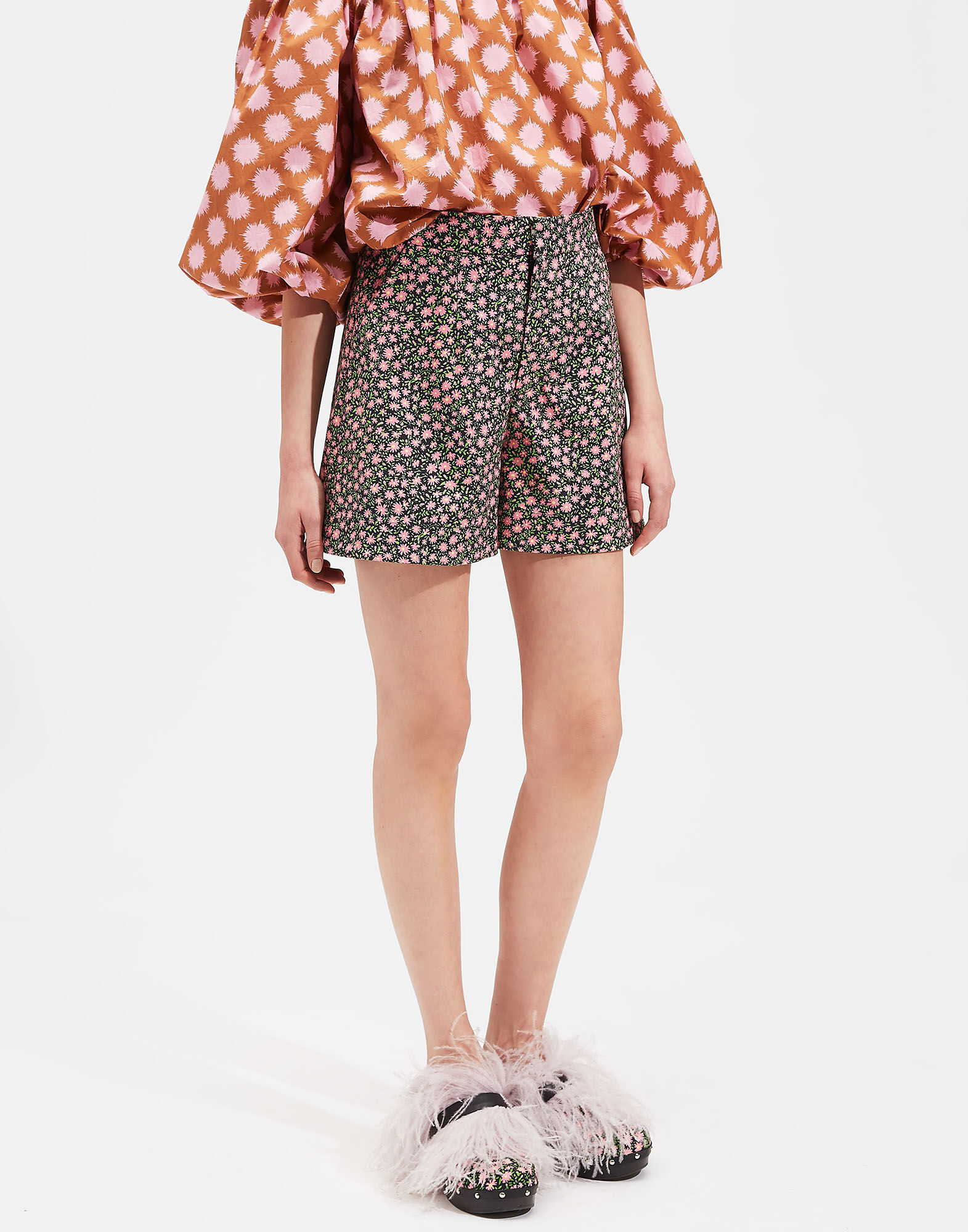 LaDoubleJ Good Butt Shorts Daisy TRO0010COT006DAI0001