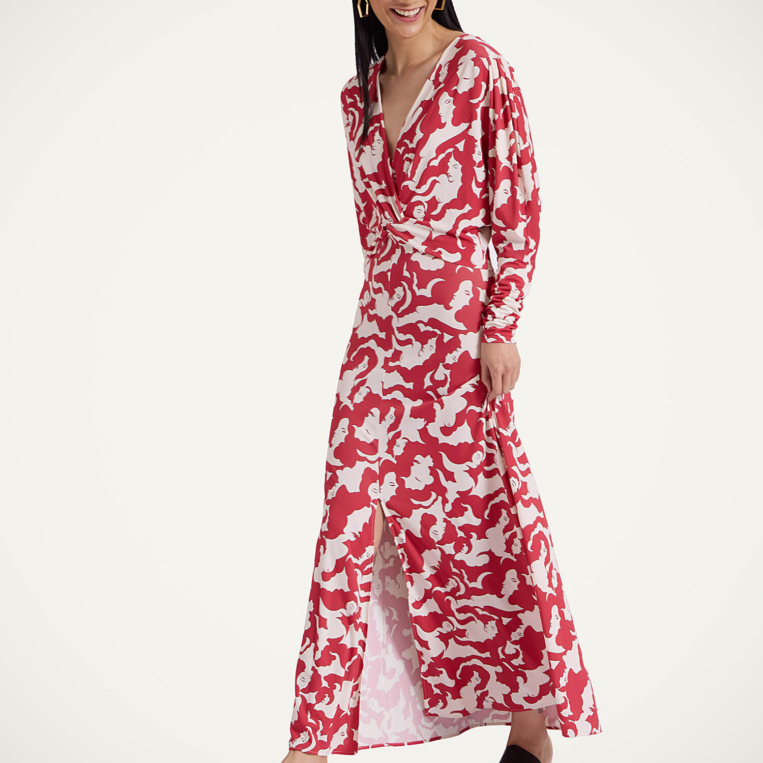 La Doublej X Xx Dress Mamma In Mamma Red